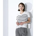 Vネックボクシーニット/ナチュラルビューティーベーシック(NATURAL BEAUTY BASIC)