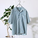 【GLOSTER/グロスター】オールオーバーパターン シャツ 柄シャツ アロハシャツ オープンカラー/フレディ&グロスター(FREDY&GLOSTER)