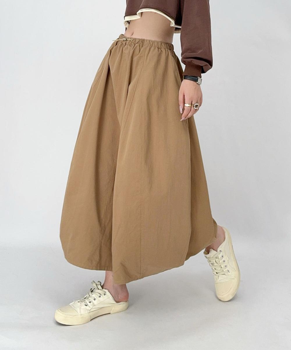 Flared design midi skirt / aimoha