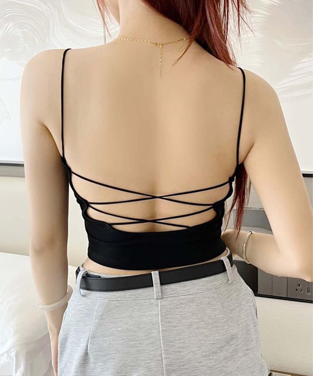 シンプルキャミハーフトップ／アイモハ（aimoha）