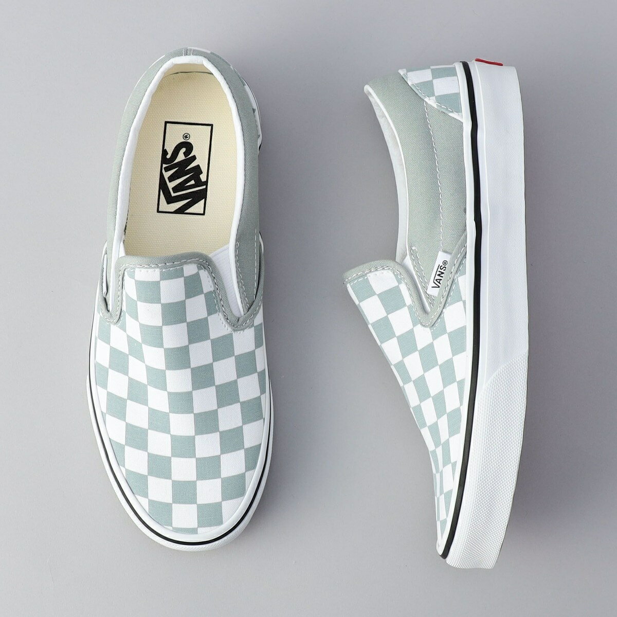 CL SLIP ON CT／ヴァンズ クラシックスリッポン（ライトグレー）／コーエン（coen）