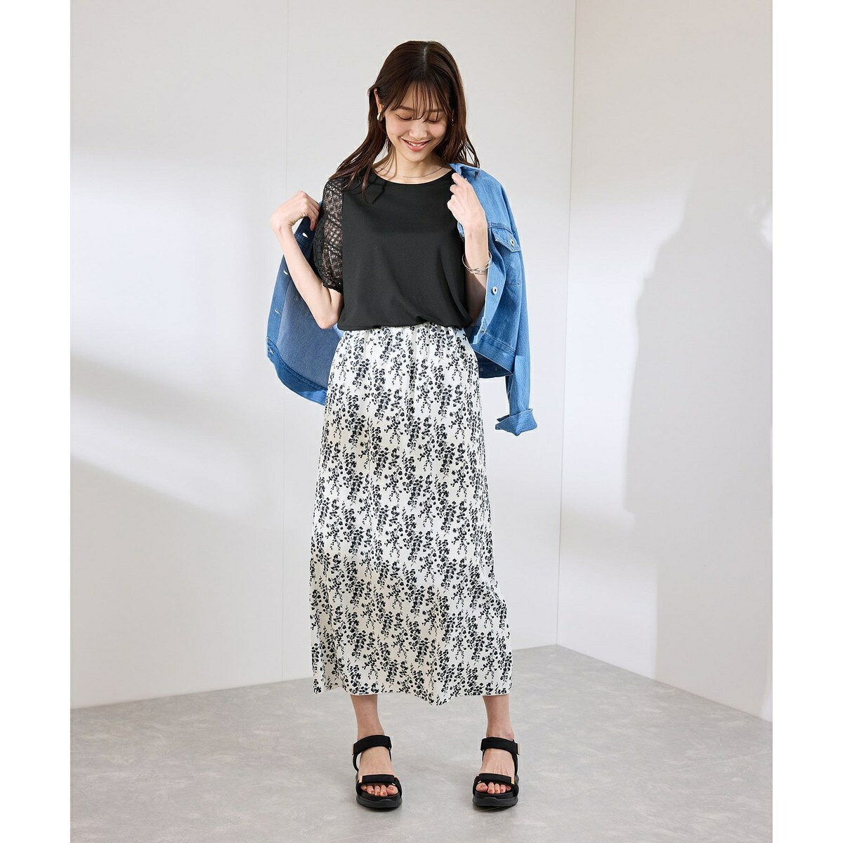 【UVカット・接触冷感】Cutee レースドッキングフレアスリーブトップス/リンクコーデ／ロペピクニック（ROPE' PICNIC） 0101marui-12849988 丸井(マルイ)楽天市場店 サンプル画像2