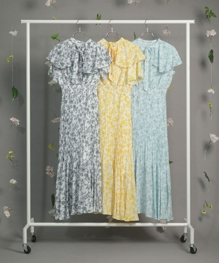 dazzlin フレンチスリーブ花柄ワンピース／グリーンパークス（Green Parks）のサムネイル