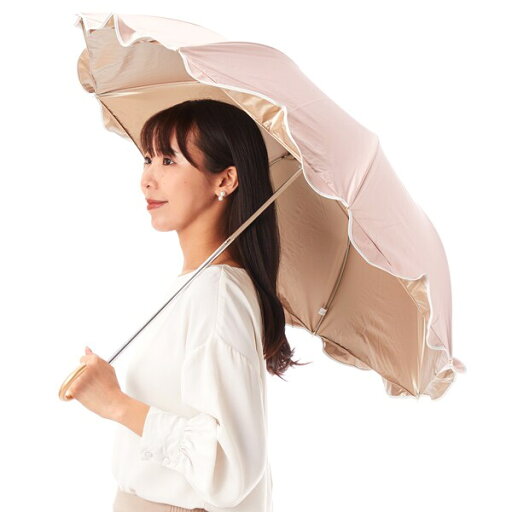 UV カット率99%以上 PUへプラムトップレス折りたたみ傘/カシュネ(cache nez) UV カット率99%以上 PUへプラムトップレス折りたたみ傘/カシュネ(cache nez)
