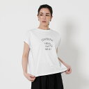 コットン ロゴプリント フレンチスリーブ Tシャツ/ビューティー&ユース ユナイテッドアローズ(BEAUTY&YOUTH)