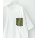 ナイロンポケット切替ハーフスリーブTシャツ/アーバンリサーチ サニーレーベル(URBAN RESEARCH SonnyLabel)