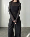 Meiru フロントホックタックワイドスラックス/メイル(Meiru)(4)