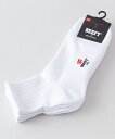 【HANES】BEEFYクォーター2Pソックス/ジーンズメイト(JEANS MATE)