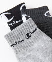 【CHAMPION/チャンピオン】5本指 抗菌防臭機能 クォーター 3P ソックス 靴下 3足組/ジーンズメイト(JEANS MATE)