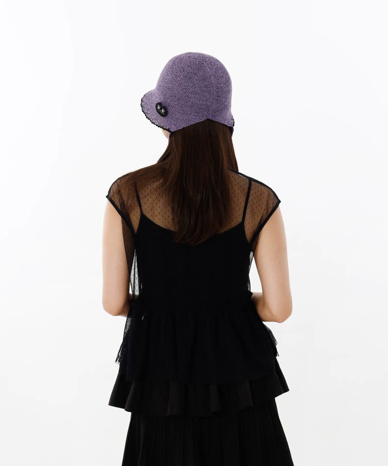 【 ANNA SUI（アナ スイ）】コード付きバブーシュカ風クロッシェ／アナ スイ（ANNA SUI） 3