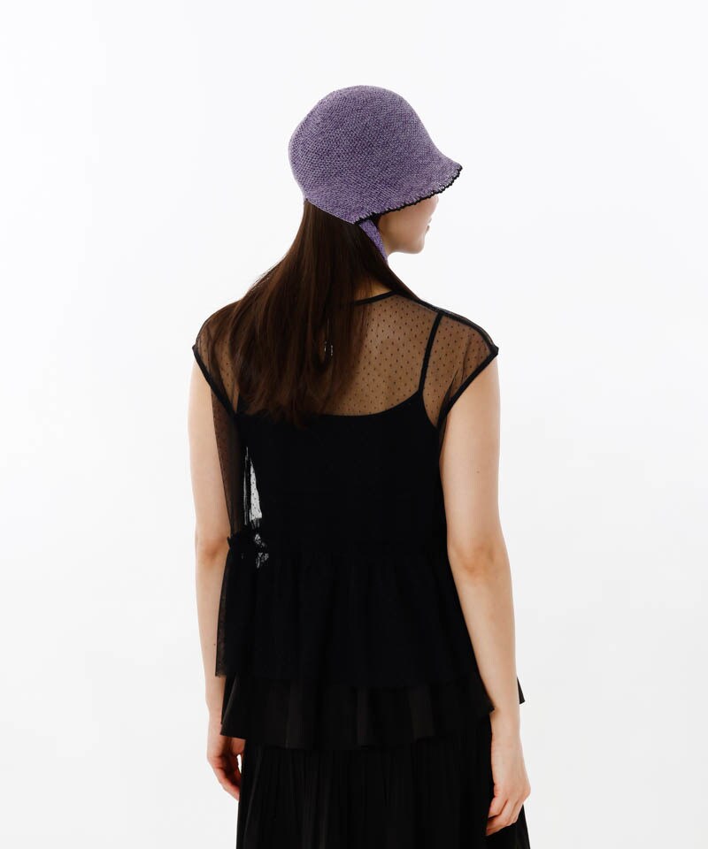 【 ANNA SUI（アナ スイ）】コード付きバブーシュカ風クロッシェ／アナ スイ（ANNA SUI） 2