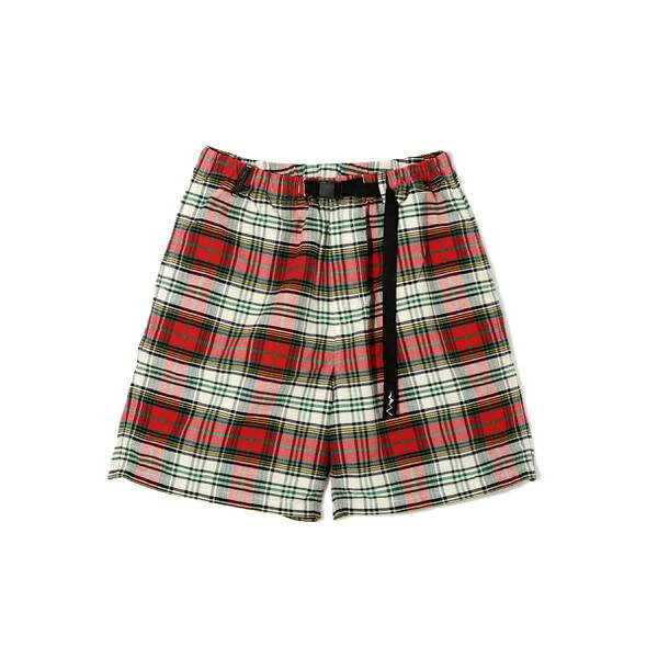 MANASTASH／マナスタッシュ／WASHED PLAID SHORT／マナスタッシュ（Manastash）