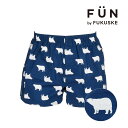 【fukuske FUN(フクスケファン)】 トランクス シロクマ柄 トランクス 綿100%/フクスケファン(fukuske FUN)