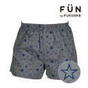 【fukuske FUN(フクスケファン)】 トランクス 星柄 トランクス 綿100%/フクスケファン(fukuske FUN)