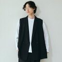 ダブルジレ【セットアップ可洗濯機OK】/ザ ショップ ティーケー(THE SHOP TK)