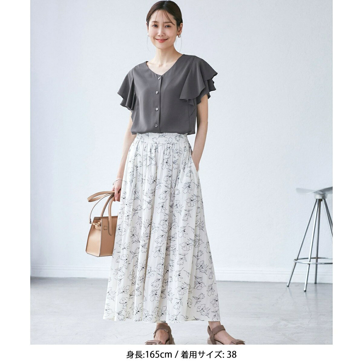【WEB限定カラー】【UVケア・接触冷感・前後2WAY】フレアスリーブブラウス／ロペピクニック（ROPE' PICNIC） 0101marui-12854458 丸井(マルイ)楽天市場店 サンプル画像2