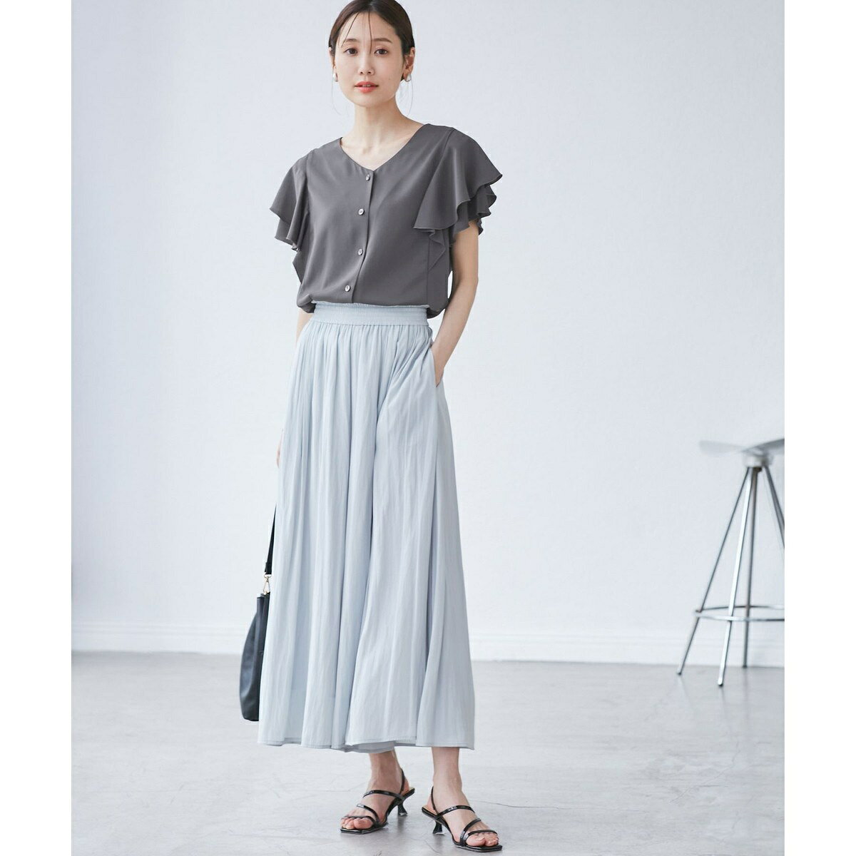 【WEB限定カラー】【UVケア・接触冷感・前後2WAY】フレアスリーブブラウス／ロペピクニック（ROPE' PICNIC） 0101marui-12854458 丸井(マルイ)楽天市場店 サンプル画像3