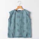 SHIPS KIDS:140cm〜150cm / パイル ジャカード ノースリーブ TEE/シップス(SHIPS)
