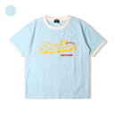 ロゴプリントリンガー半袖Tシャツ/ダディオダディ(Daddy Oh Daddy)