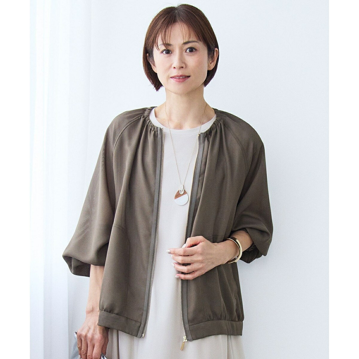 【新色追加・持ち運びに最適】メッシュ ブルゾン／自由区（JIYU-KU） 0101marui-12854583 丸井(マルイ)楽天市場店 サンプル画像3