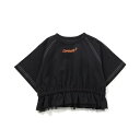 WEB限定 チュールフリルラグランTシャツ/ブリーズ(BREEZE)