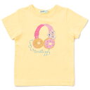 ドーナッツヘッドホンプリントTシャツ/ハッカキッズ&ベビー(hakka kids & baby)