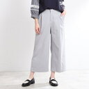 【夏SALE/E‐QUALITY/手洗い可】ワイドクロップドパンツ/リフレクト(Reflect)