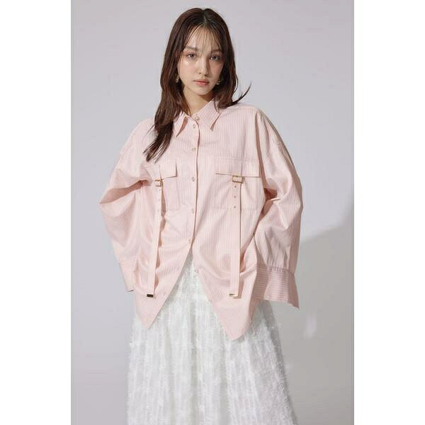 バックルディティールBigシャツ／リエンダ（rienda）のサムネイル