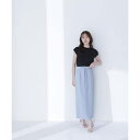 ナローリボンストレートスカート/ナチュラルビューティーベーシック(NATURAL BEAUTY BASIC)