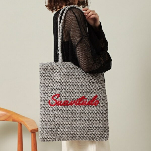 雑材サガラ刺繍フラットトート／イッツデモ（ITS'DEMO）