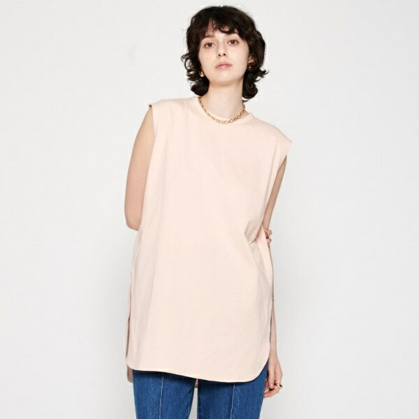 【マシンウォッシュ】ノースリーブロングTシャツ／クロエンス（cloenc）