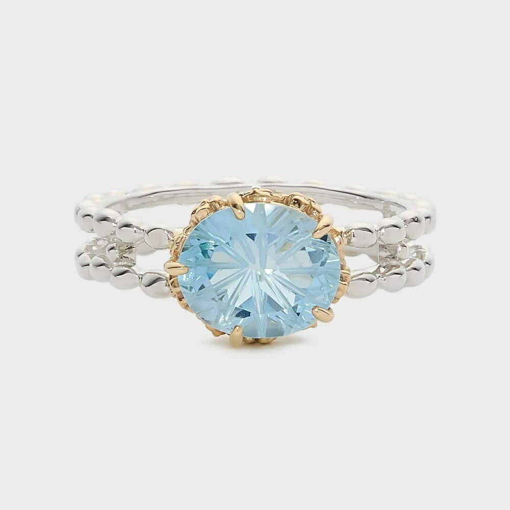 シルバー／K5トパーズリング／ノジェス（NOJESS）