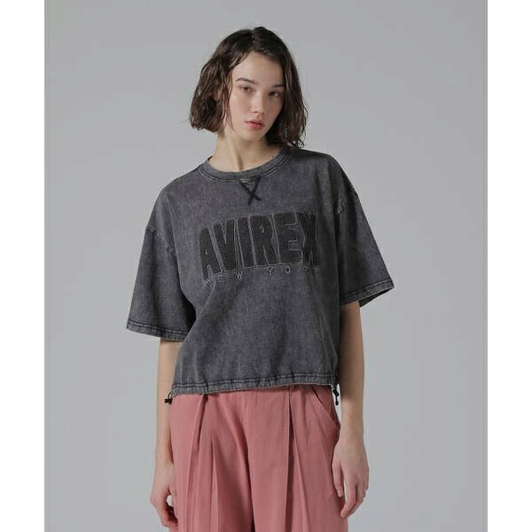FADE WASH SAGARA LOGO T-SHIRT／フェイドウォッシュ サガラロゴTシャツ／アヴィレックス（AVIREX）