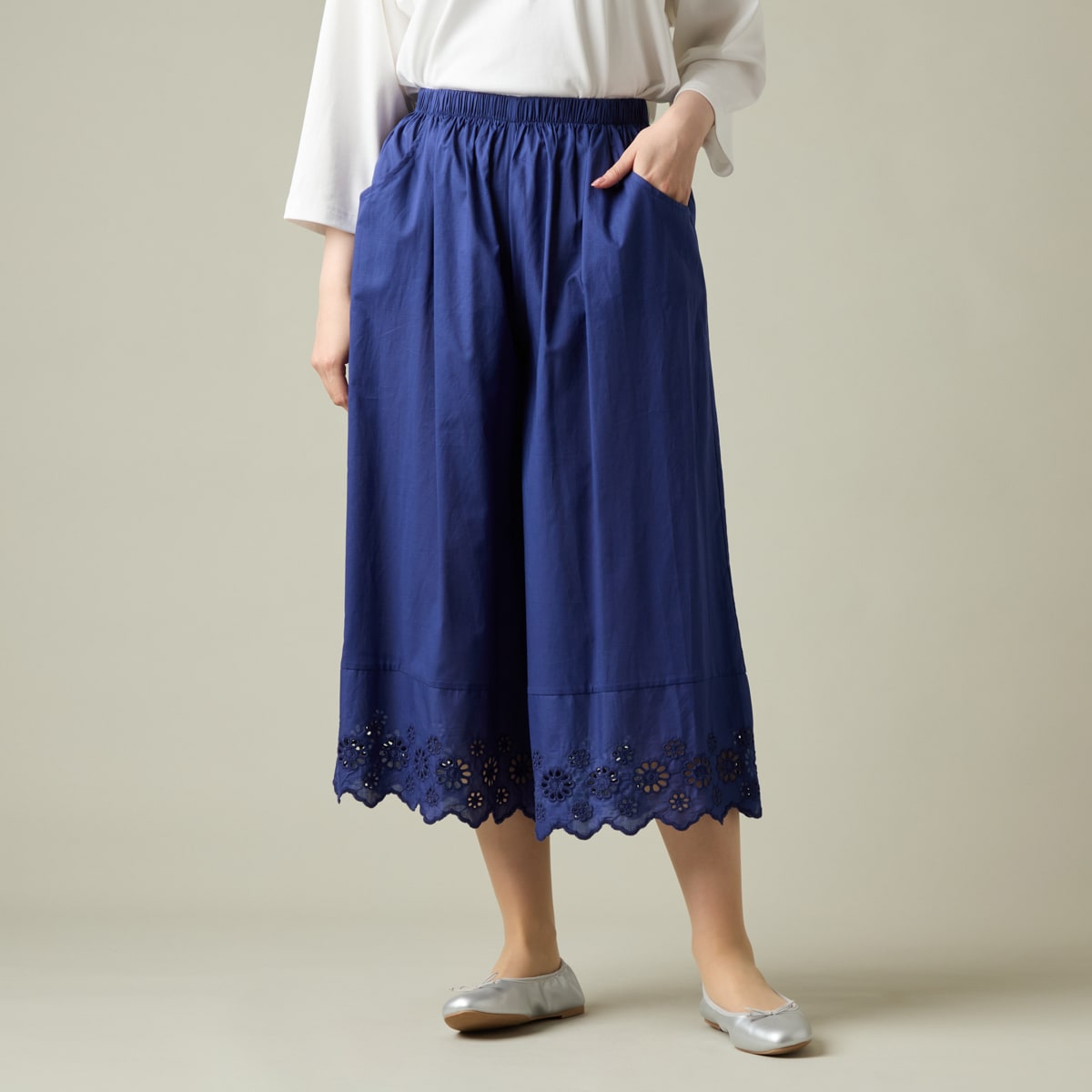 【洗える】ペチコートパンツ／アル・ディ・ラ（AL DI LA）