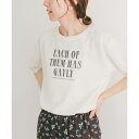 カットジョーゼットロゴTシャツ/アイテムズ アーバンリサーチ(ITEM...(4)