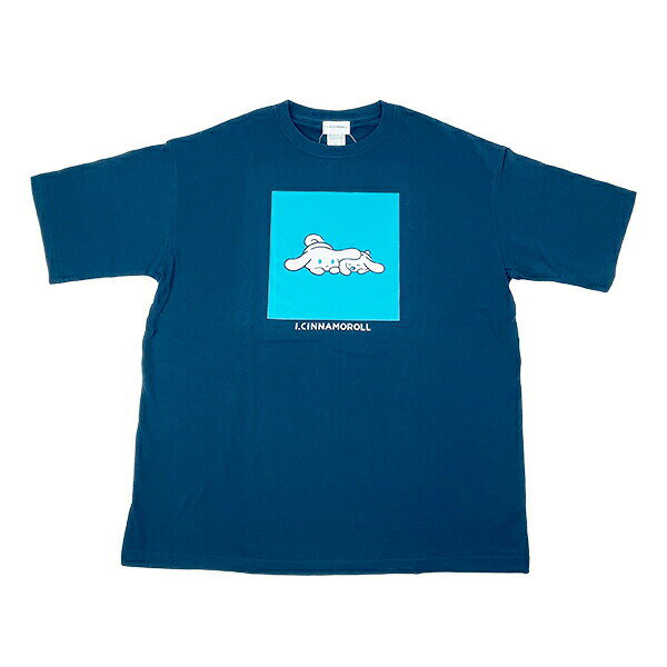 サンリオ アイシナモロール ネソベリ BIGTシャツ(L) ネイビー アパレル シナモン Sanr／パーフェクト・ワールド・トーキョー（Perfect World Tokyo）