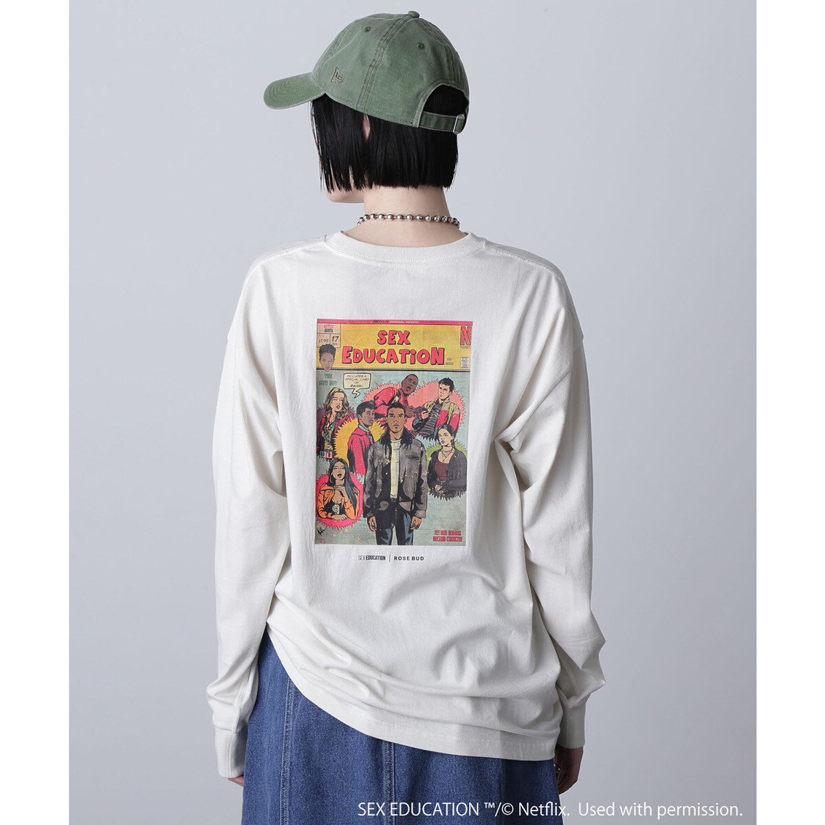 【ROSE】Netflix AMERICAN COMIC TEE／ローズバッド（ROSE BUD）