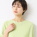 3mmフェイクパール×チェーン2連ネックレス/デッサン(Dessin)