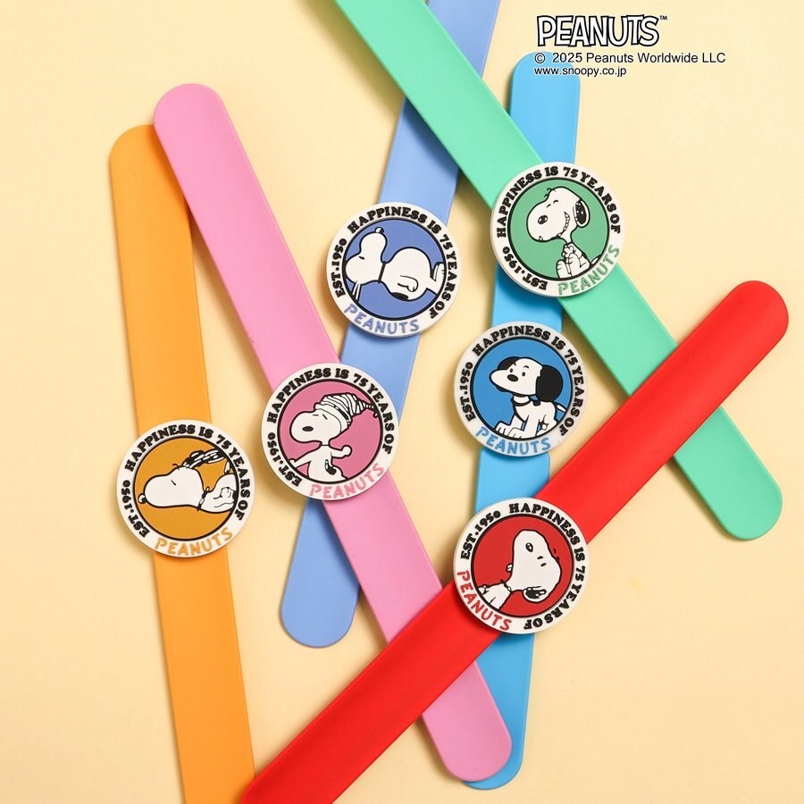 PEANUTS 75周年デザイン【着脱かんたん】クルっと虫よけバンド／ブリーズ（BREEZE）