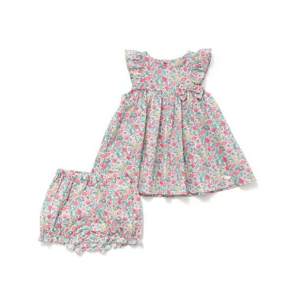 【日本製】【お揃い】リバティFlorence May(フローレンスメイ)ブルマ付きワンピースベビー(／タルティーヌ エ ショコラ（Tartine et Chocolat）