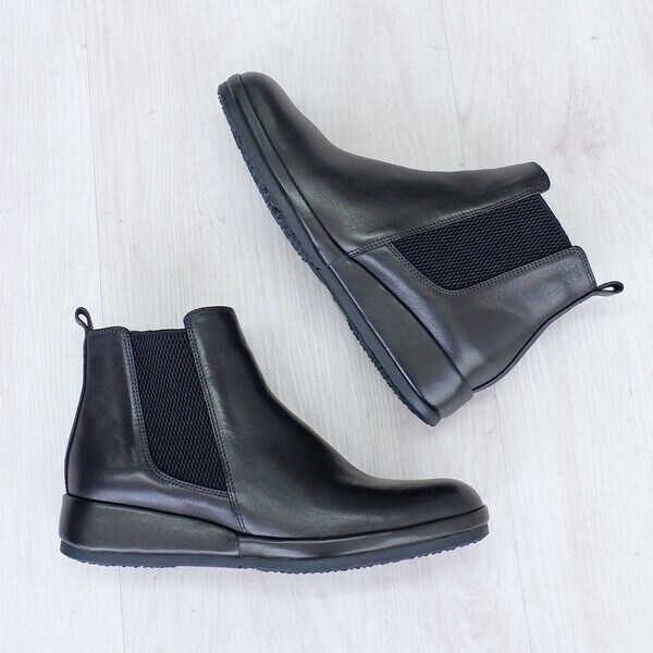 プラットサイドゴアブーツ/6737／モードカオリ（MODE KAORI）