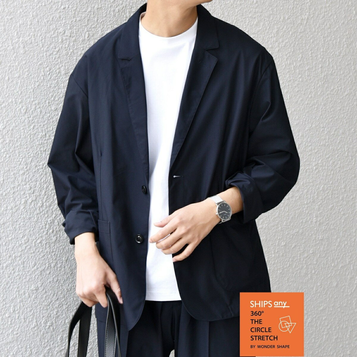 SHIPS any: 360° THE CIRCLE STRETCH リラックス ジャケット(セット／シップス エニィ（SHIPS any）