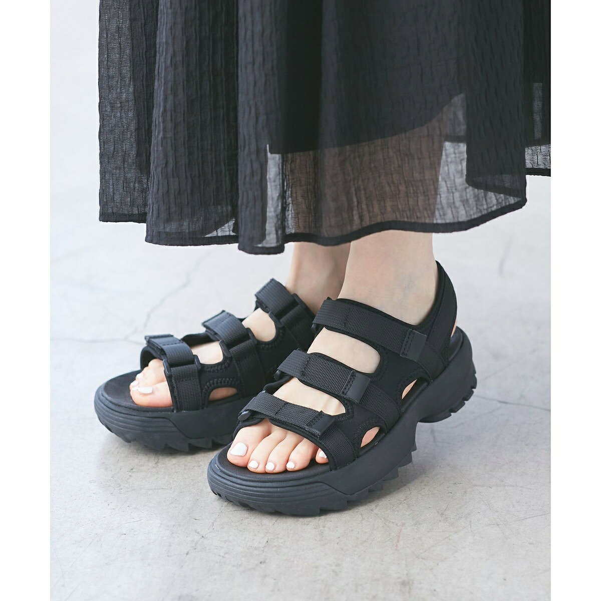 ボリュームソールスニーカーサンダル／ロペピクニックパサージュ（ROPE' PICNIC PASSAGE） 0101marui-12888777 丸井(マルイ)楽天市場店 サンプル画像2