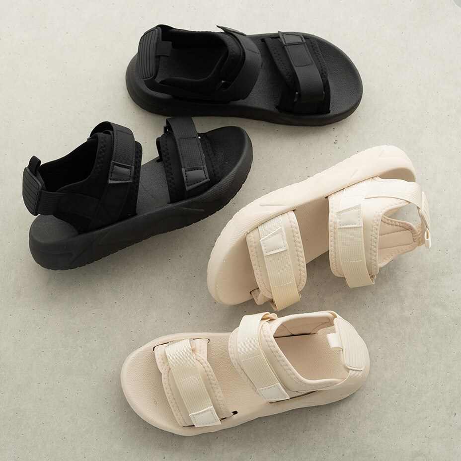 厚底 ベルクロ スポー�