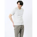 タカキュー メッシュ かすれプリント Vネック半袖Tシャツ/タカキュー(TAKA-Q)
