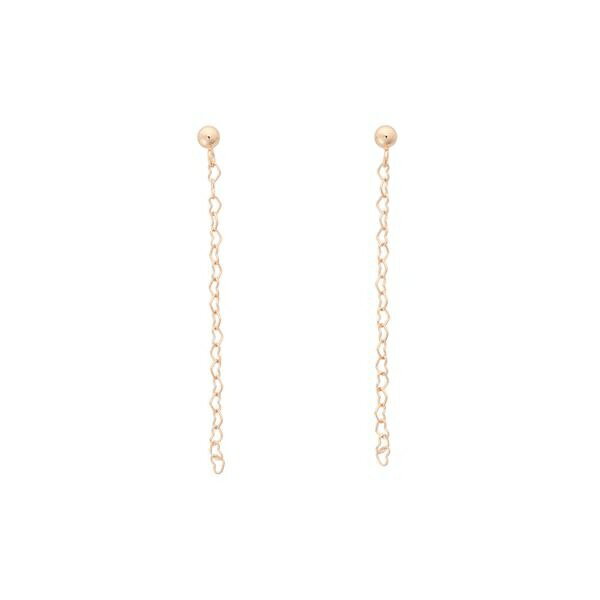 K14GF ハートチェーン ピアス／サマンサティアラ（samantha tiara）