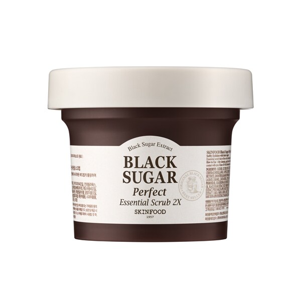 SKINFOOD ブラックシュガーパーフェクトエッセンシャルスクラブ2X(韓国コスメ)／スキンフード（SKINFOOD）
