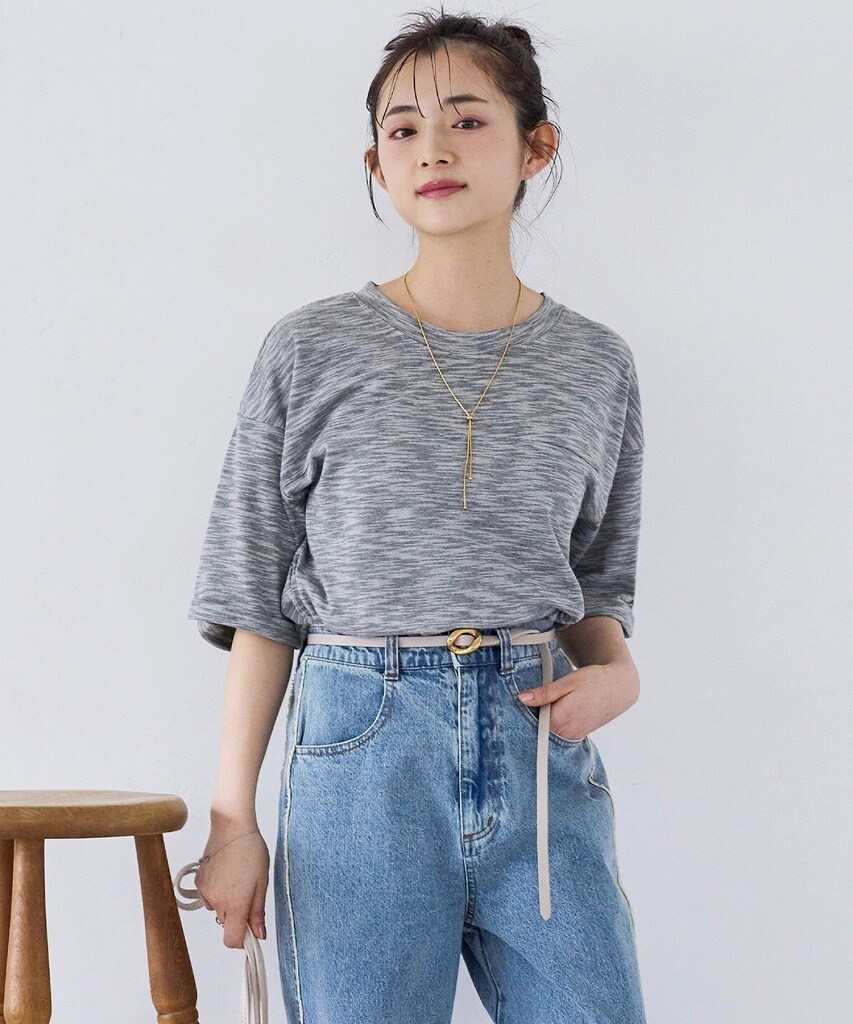 ☆サマーセール☆ ルーズシルエット Tシャツ 【mil (ミル)】／ミル（mil） 0101marui-12873066 丸井(マルイ)楽天市場店 サンプル画像2