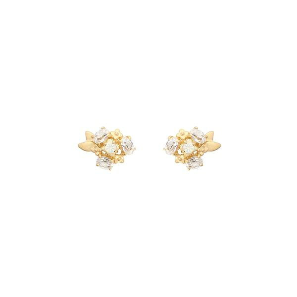 紫陽花モチーフピアス／サマンサティアラ（samantha tiara）