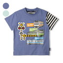 在来線電車踏切仕掛け半袖Tシャツ/ムージョンジョン(moujonjon)